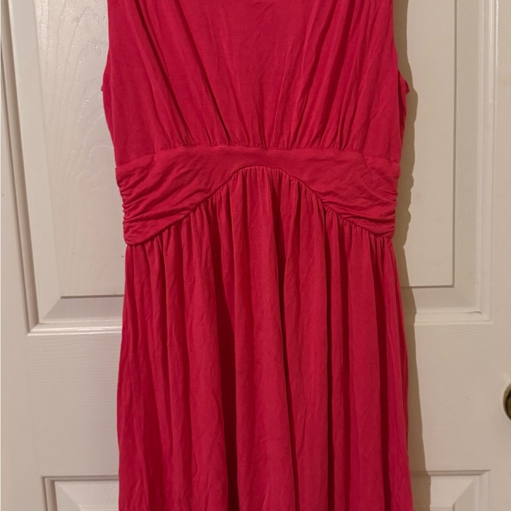 Hot Pink Sleeveless Dress